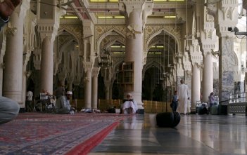 Muslims Praying and Studying