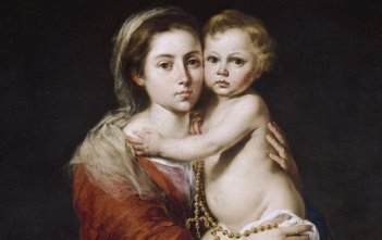 Our Lady of the Rosary by Murillo