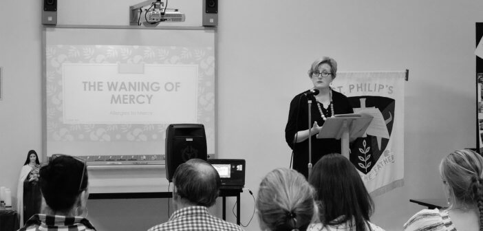Anna Krohn presenting at the Jubilee Year of Mercy Series