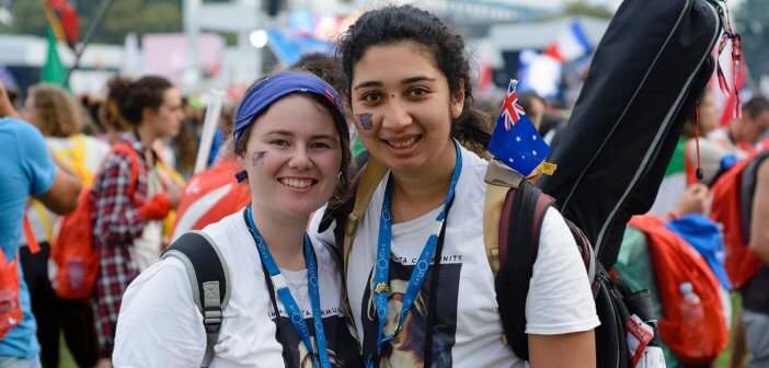 Maddy and Grace at World Youth Day 2016