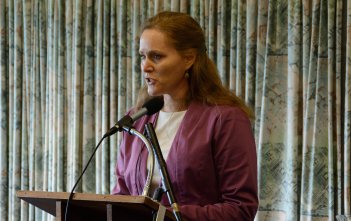Dr Christine Wood at the Dawson Colloquium 2016