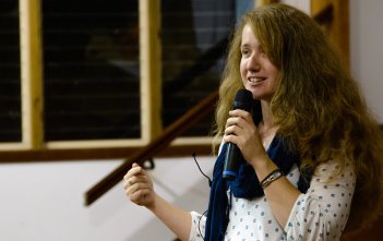 Jess Leach at the Mercy Retreat in Mullumbimby