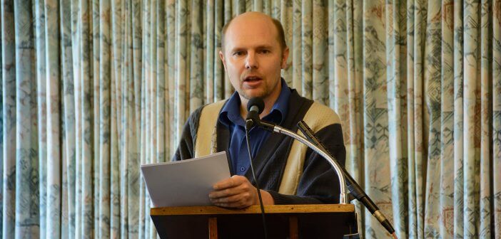 Dr Brendan Triffett at the Dawson Colloquium 2016