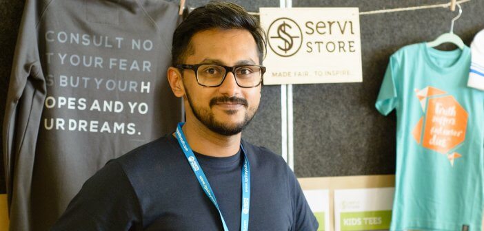 Ajesh Abraham of Servi Store at Ignite Conference