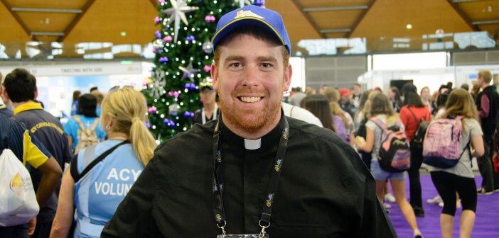 Fr James Kerr at Australian Catholic Youth Festival