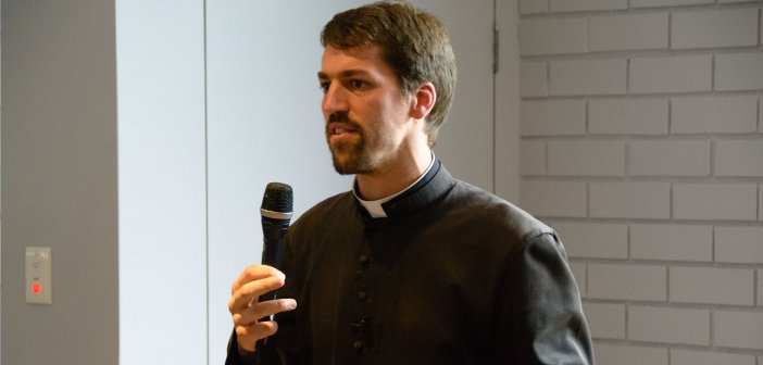 Fr Stefan Matuszek at the Immaculata Mission School 2018