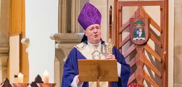 Archbishop Julian Porteous at the Hobart Marriage Mass 2018