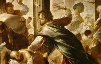 Christ Cleansing the Temple by Luca Giordano