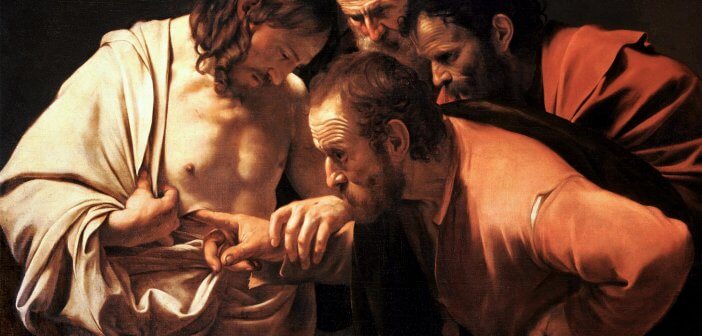 The Incredulity of St Thomas by Caravaggio